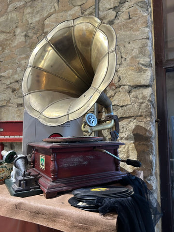 Gramophone  with horn (Phonograph) For Sale £99.