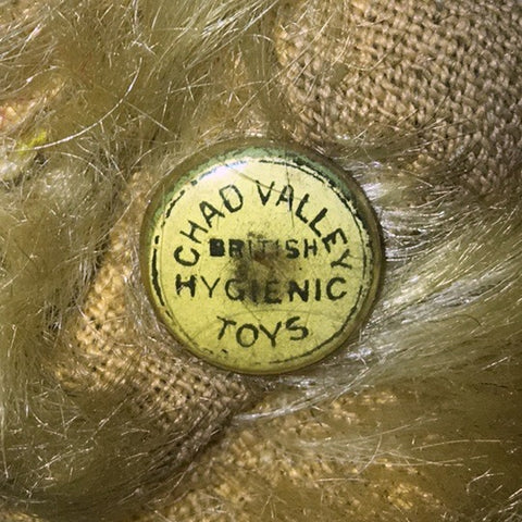 (1930) Celluloid (Blue Green or White) button. CHAD VALLEY BRITISH HYGIENIC TOYS