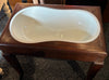 Sold Baby's Bath with lid. Mahogany.  For Sale £45