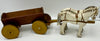 Farm cart and 2 horses. For Sale £65.