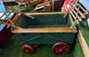 Large wooden green cart. For Sale £75.