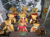 (1) A group of Teddies with their new sewing machines and spinning wheel!