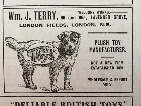 (1910) Terrier Toys. Wm J.Terry