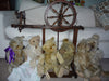 (1) A group of Teddies with their new spinning wheel!